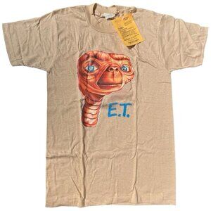 Vintage 1981 E. T. Universal Studios Talking T-Shirt Bodypuppet Single Stitch M